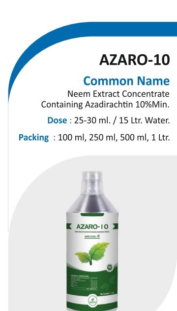 AZARO-10 product pack shot from brochure