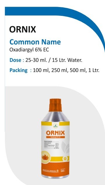 ORNIX product pack shot from brochure